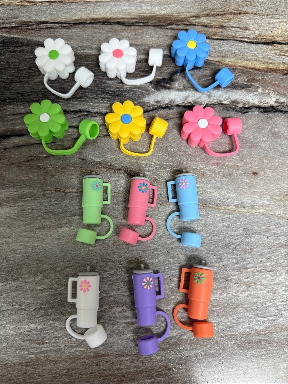 Silicone Water Bottle Straw Toppers